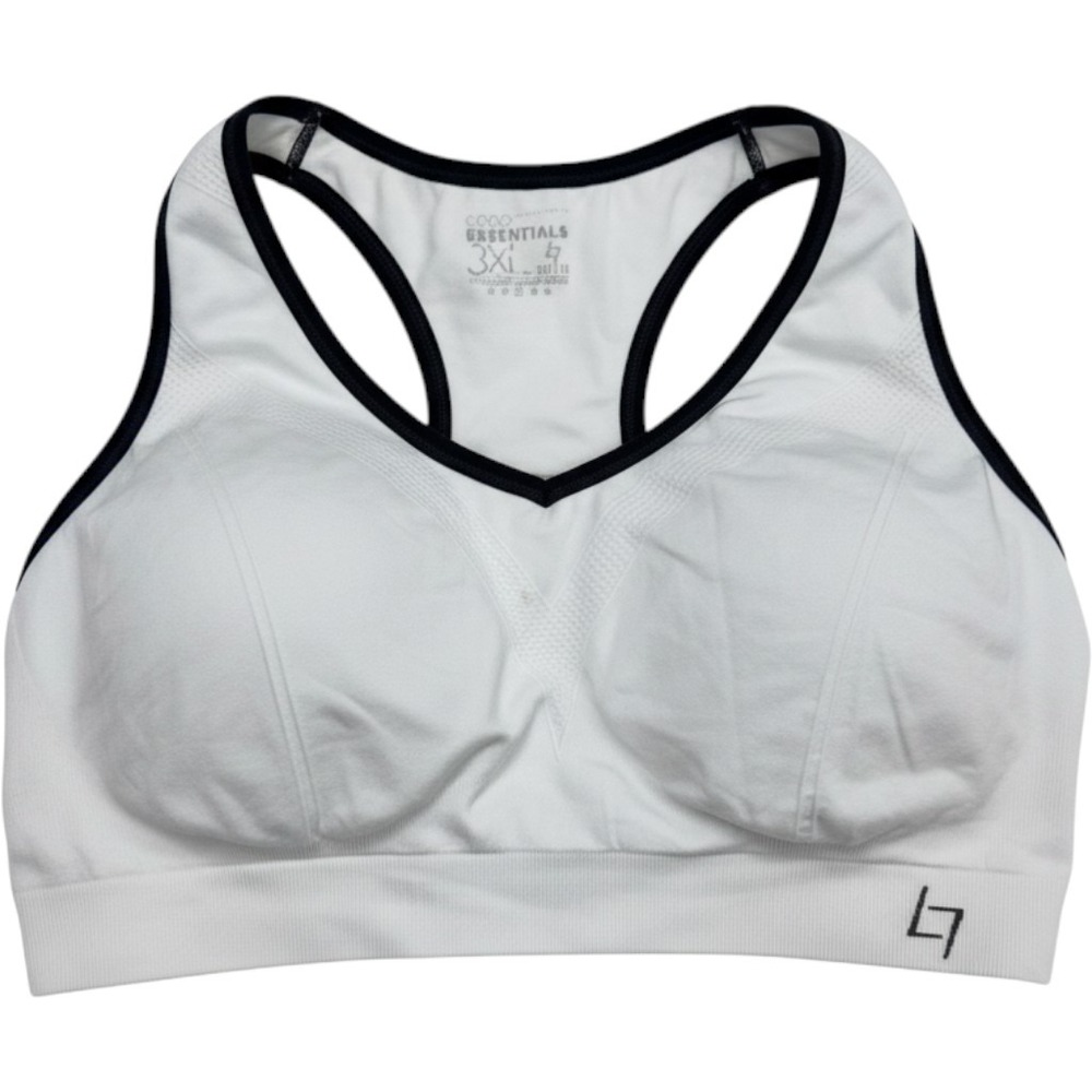 Sport Essentials Sports Bra Womens 3XL White Racerback Padded